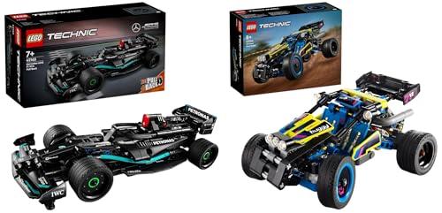 LEGO Technic Mercedes-AMG F1 W14 E Performance Pull-Back & Technic Buggy da Corsa, Macchina Giocattolo per Bambini, Bambine, Ragazzi e Ragazze da 8 Anni