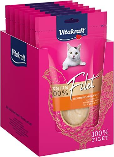 Vitakraft Gatto Snack premium Filet, 70g, Confezione da 7