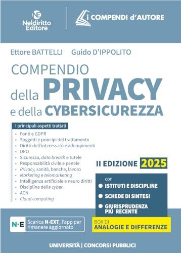 Compendio di normativa sulla privacy e cybersicurezza 2025