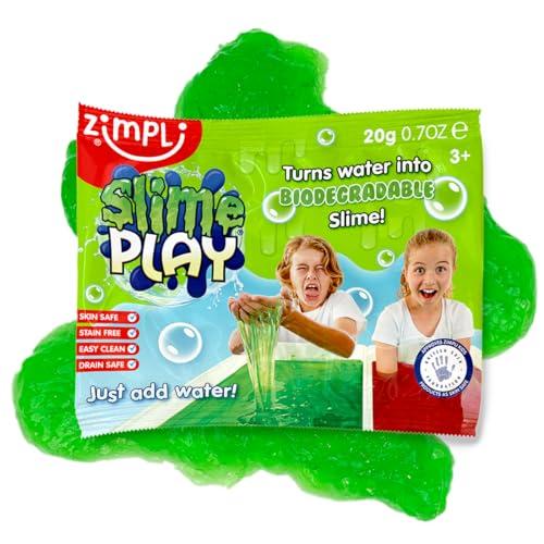 Zimpli Kids Slime Play - Trasforma l'acqua in slime denso e viscoso, riempitivo per sacchetti da festa, giocattoli per soldi da spendere, giocattoli originali e divertenti
