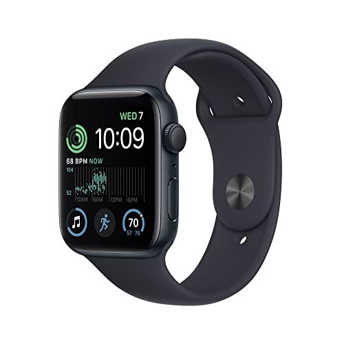 APPLE WATCH SE ALUMINIUM 44MM MITTERNACHT (SPORTARMBAND MITTERNACHT) *NEW*