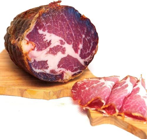 Capocollo Calabrese da 500g - Salumi Artigianali Di Calabria, Ideale Per Panino, Antipasti, Aperitivi - DA AFFETTARE - Sottovuoto