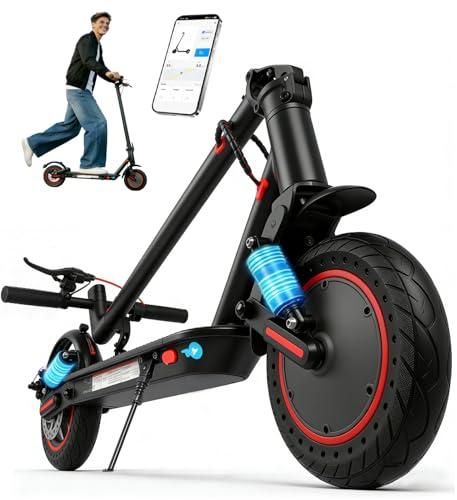 PLAYBIK Monopattino Elettrico Adulti, Autonomia 30 km, Pneumatici Antitraforo solidi da 10
