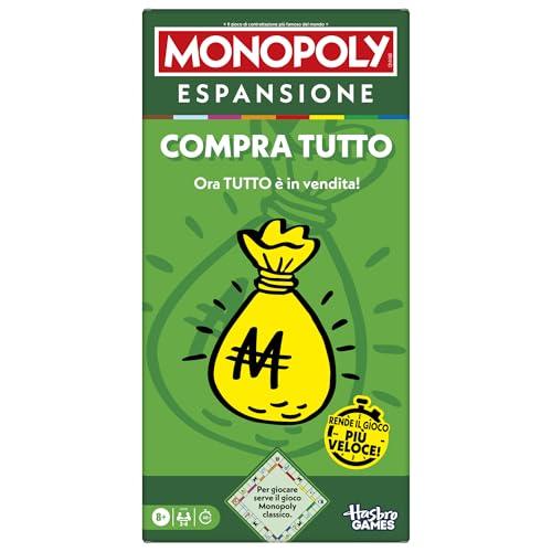 Monopoly, ESPANSIONE Compra tutto (per giocare serve il gioco Monopoly classico) - Versione italiana