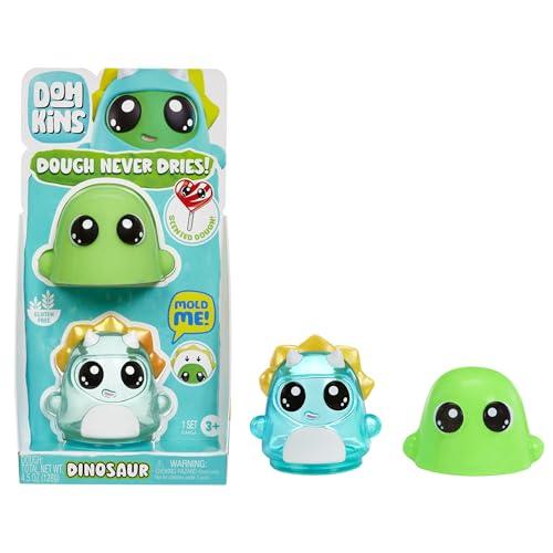 MGA Entertainment DohKins Dino Single Pack Character - Include 1 personaggio DohKins, Collezionali tutti e 6, l'Impasto non si Asciuga mai, Senza Glutine, per Collezionisti e Bambini. Età 2-5 anni
