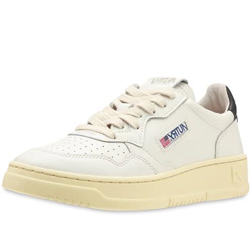 AUTRY Scarpe Sneakers Unisex in Pelle Bianco-Nero AULM LL22 (Numeric_41)
