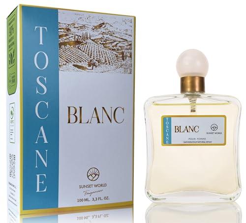 Toscane Blanc - Compatibile con Bianco Latte di Giardini di Tosc. Acqua di Colonia Intense 100 ml, Profumo ai Feromoni per Donna, Profumi Equivalenti