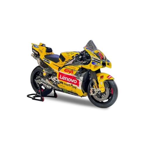 1:18Maisto MOTORBIKE 2024 DUCATI LENOVO MOTO GP (#23 BAGNAIA) - Scala 1:18 - Modello di moto da collezione pressofuso incredibilmente dettagliato, multicolori