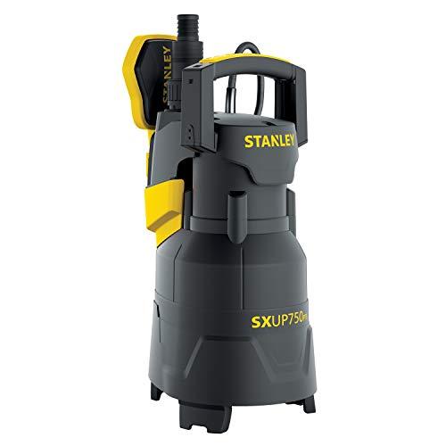 Stanley Pompa Immersione SXUP750PTE per Acque Chiare e Scure (750 W, Portata max. 13.500 l/h, Prevalenza max. 8 m)
