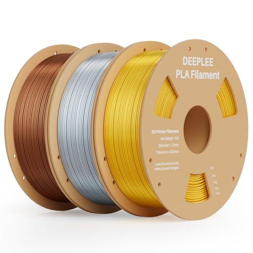 DEEPLEE Silk PLA 1,75mm Oro Argento Rame 3KG