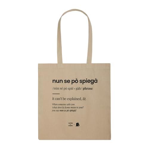 AS Roma Tote Bag Nun Se Pò Spiegà