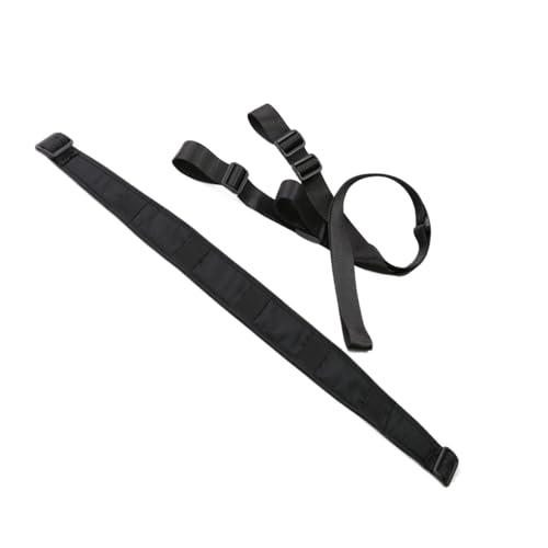 AlloTemlass Cinghia a due punti, ampia imbottitura, girevoli rimovibili, anello per pollice a regolazione rapida, regolabile fino a 160 cm, nylon resistente per uso esterno