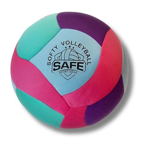 Softy Volleyball - Super Morbido, Progettato per un Gioco Senza Dolore - Fantastico Pallone da Pallavolo Indoor per Bambini con Sensazione e Rimbalzo Realistici (Softy Volleyball Teal)