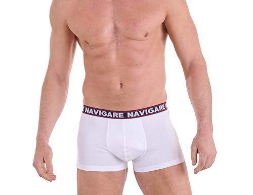 Navigare 322 (Pacco Da 6), Boxer Uomo, Multicolore (Bianco/Nero/Antracite/Navi), M confezione da 6