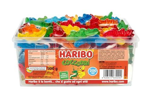 Haribo Coccodri, Caramelle Gommose, Gusto Frutta, Ideali Per Feste E Dolci Momenti Di Relax - Circa 200 Pezzi [1100gr]