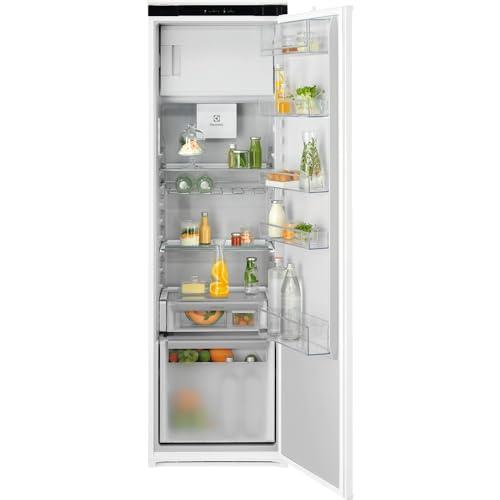 Electrolux Frigorifero da Incasso Serie 600 285 L – Monoporta con Vano Congelatore, Classe D, Porta Reversibile, Ventilato, LED, Tecnologia DynamicAir – Altezza 177 cm, EFD6DD18S