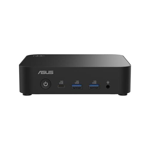 ASUS NUC 14 Essential Kit, Mini PC Intel Processor N97, RAM Massima di 16GB DDR5-4800, SSD M.2, Scheda Grafica Intel, Wi-Fi 6E, Ethernet Realtek, Bluetooth 5.3, Compatibile con Windows 11, Nero