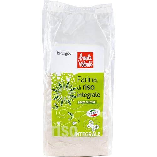 Baule Volante Farina di Riso Integrale Bio - Farina di Riso Integrale - Naturale e Senza Glutine - 375 g