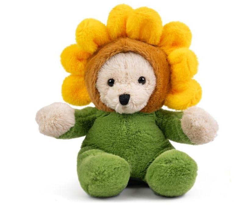 LITTLE Living Nature Fiore da Gioco – Peluche Girasole | Giocattolo Morbido Regalo per Bambini