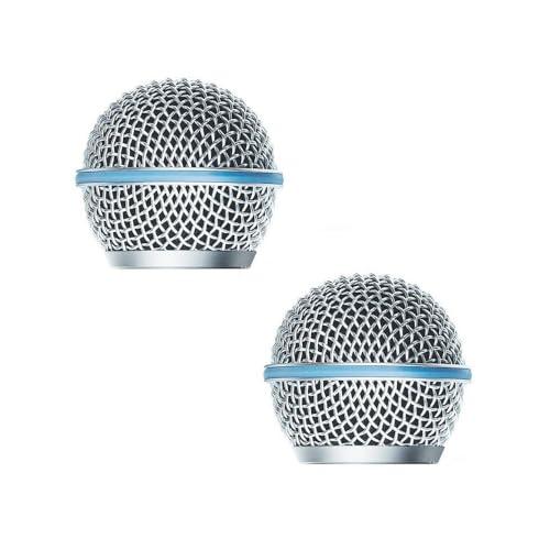 2 griglie di ricambio per microfono Shure BETA 58A, BETA 58