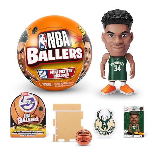 5 SURPRISE NBA Ballers di ZURU Scatola da scoprire Gioco sportivo basket da collezione per bambini
