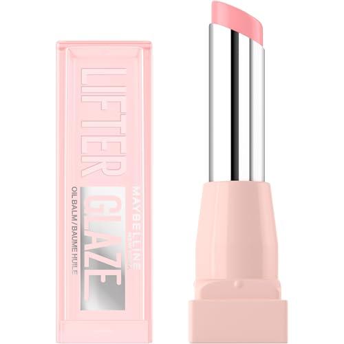 Maybelline New York Lifter Glaze Oil 002 Pink Drip Lifter Labbra Balsamo per labbra - Fino a 24 ore di idratazione con pigmenti lucidi, 3 gr