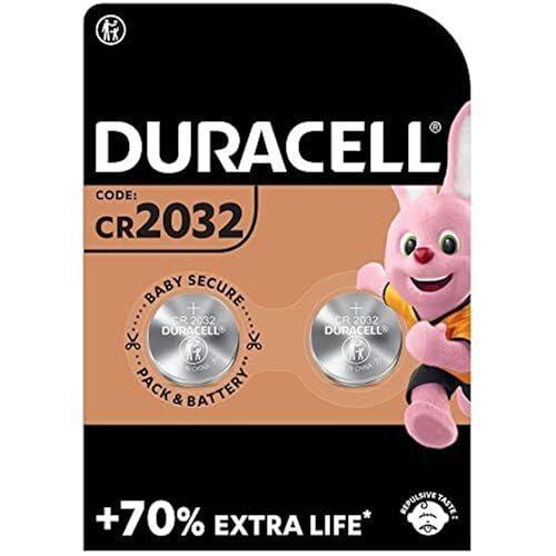 2X Duracell Cr 2032 Lithium (1 Blister Da 2 Batterie) 2 Pile