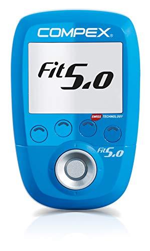 COMPEX Fit 5.0, Modello Top di Gamma della categoria Fitness. con Esclusiva Tecnologia Wireless. Unisex-Adulto, Blu, Taglia Unica