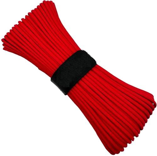 Paracord 550 - Corda da paracadute tattica resistente, 4 mm, per campeggio, escursionismo, fai da te e emergenza