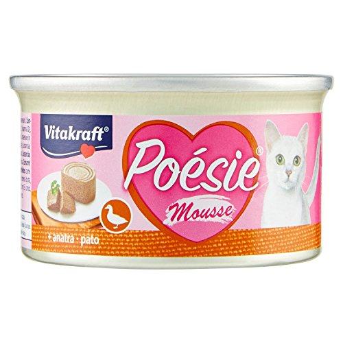Vitakraft Poésie Mousse, alimento umido gatto, con carne di anatra, per gatti adulti