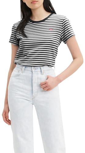 Levi's The Perfect Tee, T-Shirt Donna, Raita Stripe Caviar, S