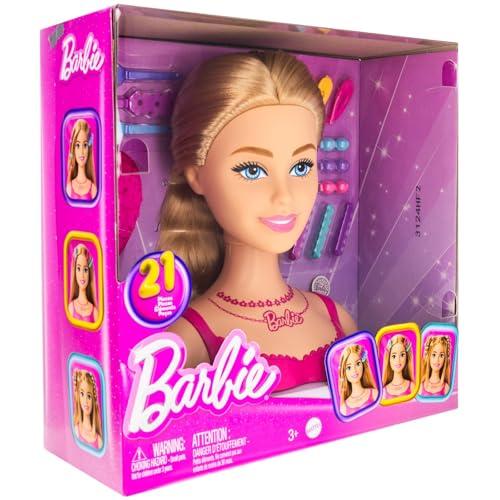 Just Play JPMINSHDBAR1 - Set di 2 mini acconciature per bambole Barbie, bionda