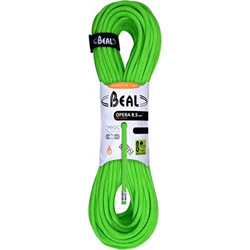 Beal Opera - Corda da Arrampicata Unisex, per Adulti, 50 m, Colore: Verde