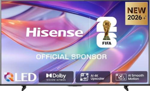 Hisense 50Q7S - TV 50 Pollici Smart TV 4K QLED DVB-T2 Wifi HEVC/H.265 Nero Classe Energetica E