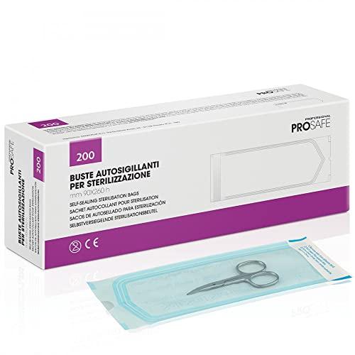 Buste Autosigillanti per Autoclave Sterilizzazione Strumenti 90x260 200 pz (370.065)