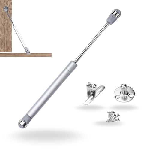 EVOTRADE Pistone a Gas - Apertura a scendere verso il BASSO - Braccetto Molla per Apertura Sollevamento Ante Mobili (6 Kg, Interasse 247mm)