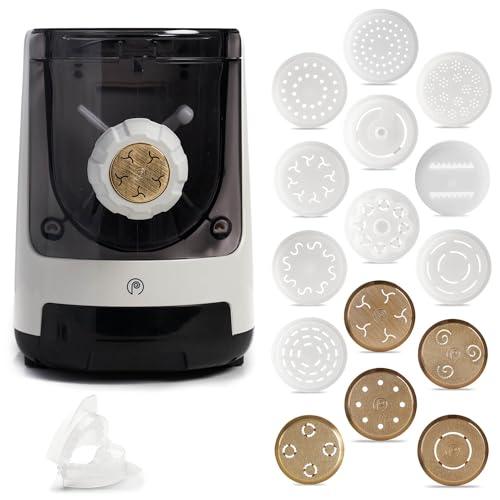 CLASSE ITALY PASTAIO Macchina per la Pasta con 16 trafile di cui 5 in Bronzo. 5 ANNI GARANZIA ITALIA, Pasta Maker, con bilancia, fino a 800g di pasta, 25 tipi diversi di pasta