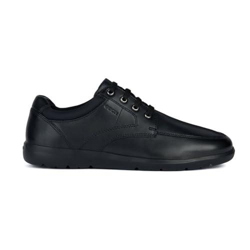 Geox U Leitan A, Moccasin Uomo, Nero, 42 EU