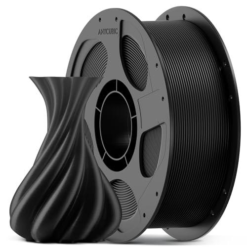ANYCUBIC Filamento PLA ad alta velocità 1,75 mm, Impression 10X Plus Rapide,Filamento per Stampante 3D, Nero 1KG