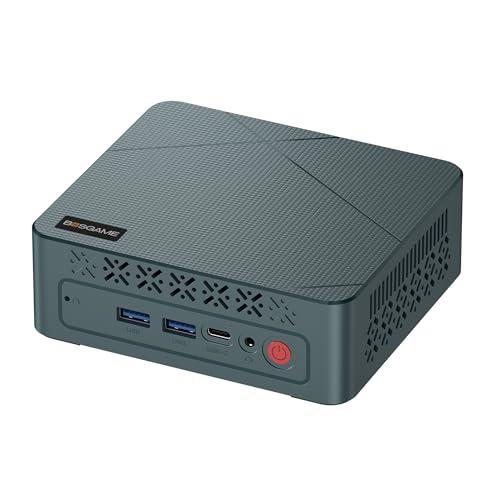 BOSGAME E2 Mini PC con OS Business, Ryzen 5 3550H, 4C/8T fino a 3.7GHz, 16G RAM DDR4, SSD PCIe 3.0 512G, Triple Display, HDMI, Type-C, USB3.2, LAN, Wi-Fi 5, BT 5.0