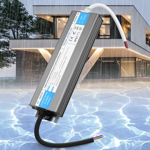 SUCIKORIO 12V 400W Impermeabile Alimentatore LED Esterno IP67, Ultra Sottile Trasformatore LED Driver AC 220V a DC 12 Volt 33,3A 400W Trasformatori Adattatore LEDs a Tensione Costante Senza Sfarfallio