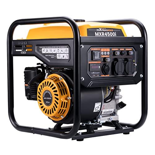 maXpeedingrods Generatore di inverter portatile 3500W Generatore di benzina a onda sinusoidale pura a 4 tempi per campeggio, viaggi, casa o luoghi di lavoro