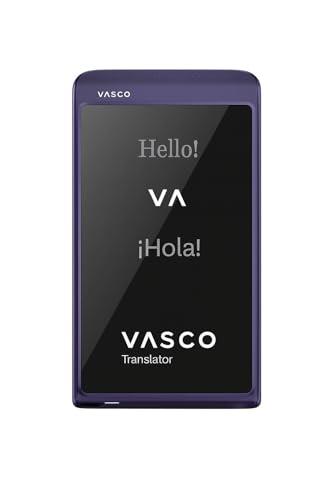Vasco Translator Q1 | Traduttore simultaneo con clonazione vocale IA | 113 Lingue | Internet gratuito a vita in quasi 200 paesi | Scarlet Pulse