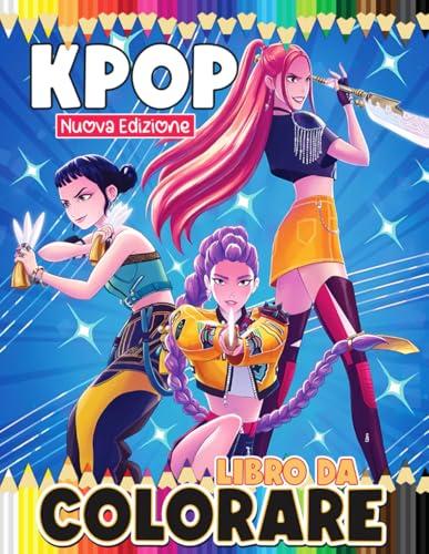 Libro Da Colorare K-POP: Oltre 60 Disegni Divertenti e Bellissimi per Bambini, Ragazzi e Adulti