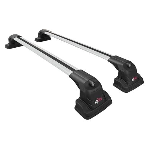 Apline Compatibile con Fiat Panda (319) 2012-2021 Ace-3 Barre Tetto Portapacchi Auto Barre Portatutto Grigo Alluminio 2 Barre