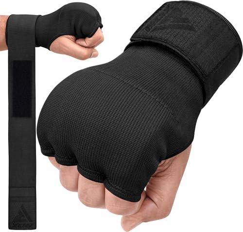 RDX Gel Fasce Boxe Sottoguanti Interni Bende, 100cm Elastico Lunghe Polsiere, Pugno Imbottita Protezione Bendaggi Guanti, Pugilato Muay Thai Allenamento Kickboxing Arti Marziali Punzonatura Uomo Donna