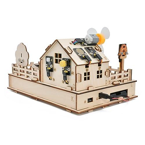 KEYESTUDIO ESP32 IoT Smart Farm Starter Kit per Arduino e Scratch Programming, Kit Sensore fai da te STEM Educational Set per Adults Teens 15+