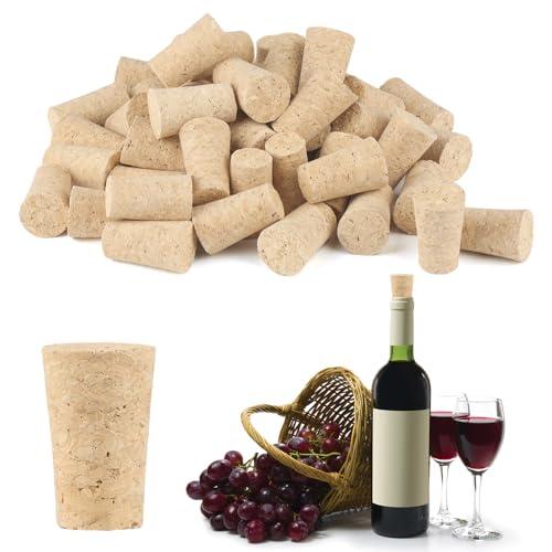50 Pezzi Tappi Conici In Sughero Naturale, Tappi Di Sughero, Tappi Sughero Per Vino, Tappi In Legno Per Vino/Birra, 22 * 16 * 35mm