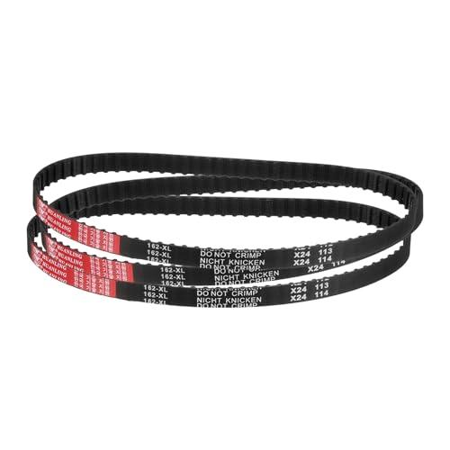 QUARKZMAN 3Pz 162Xl 037 Cinghia Distribuzione 81 Denti Cinghia Dentata in Gomma Nera, Larghezza 10mm, Passo 5,08mm, Parti Stampante 3D Parte Cinghia Dentata