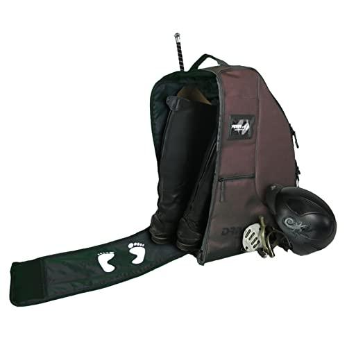 Driver13 mochila para botas de montar/bolsa para botas de montar/bolsas para botas deluxe con compartimento para casco